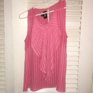 Gorgeous bow girly pink tank